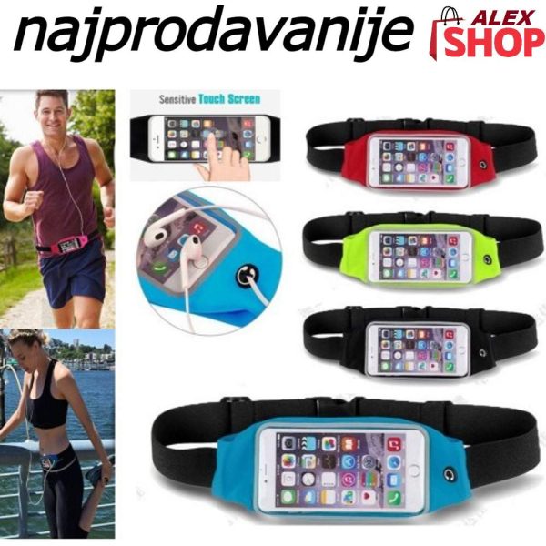 Torbica novčanik skrivena ispod odeće za sigurno nošenje novca i dokumenata