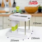 Rotirajući super secko za kupus sa 3 čelična sečiva