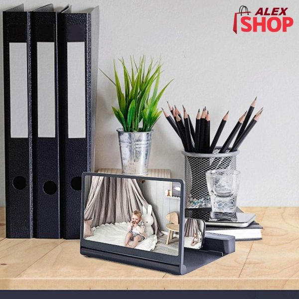 9D uveličavajući ekran i projektor sa bluetooth-om i zvučnikom