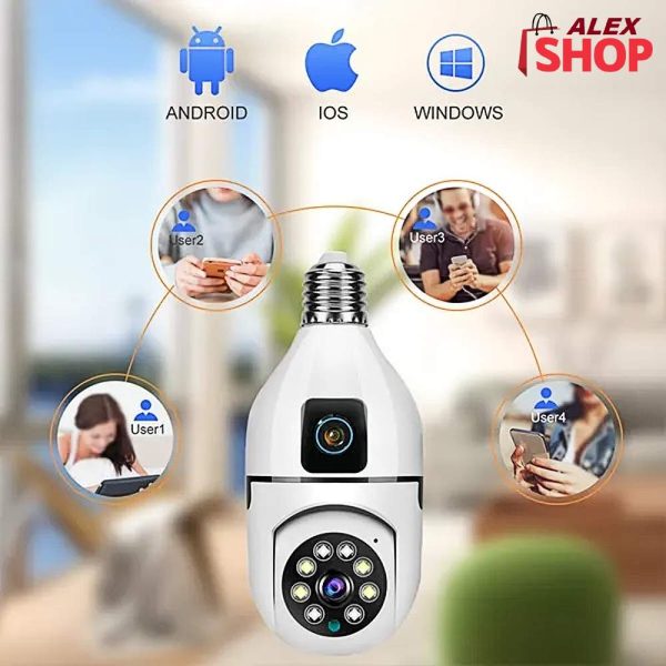 WIFI bežična smart sijalica sigurnosna kamera full HD