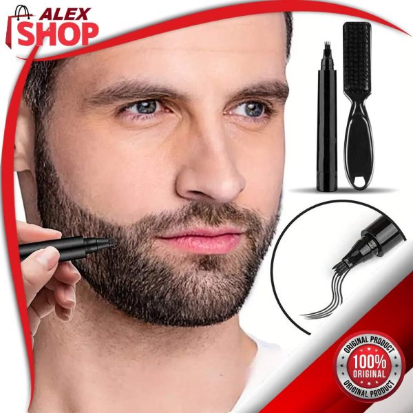 Vodootporna olovka i četka za oblikovanje brade i brkova