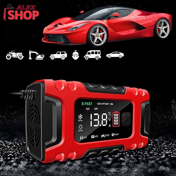 Ultra brzi automatski punjač akumulatora 12V - 6A