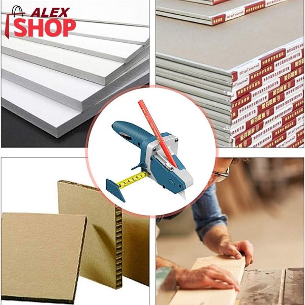 Alat sa mernom trakom za sečenje gipsanih ploča tepiha pločica