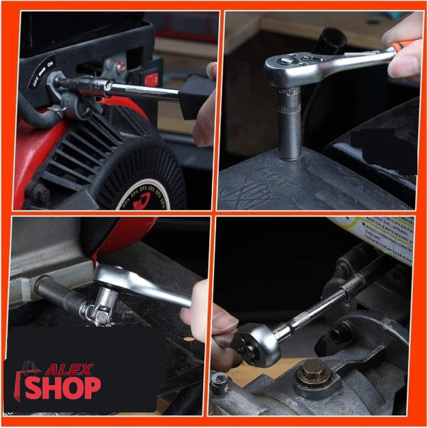 Set nemačkog alata i gedora u koferu od 108 delova