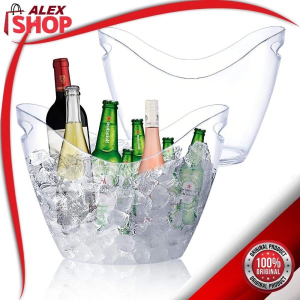 Velika providna akril kibla za led i pića