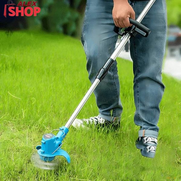 Bežični Aku trimer za travu sa 2 baterije i 3 vrste sečiva