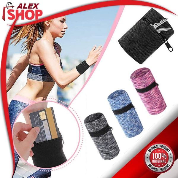 2u1 Sportska znojnica i novčanik za trčanje i vežbanje