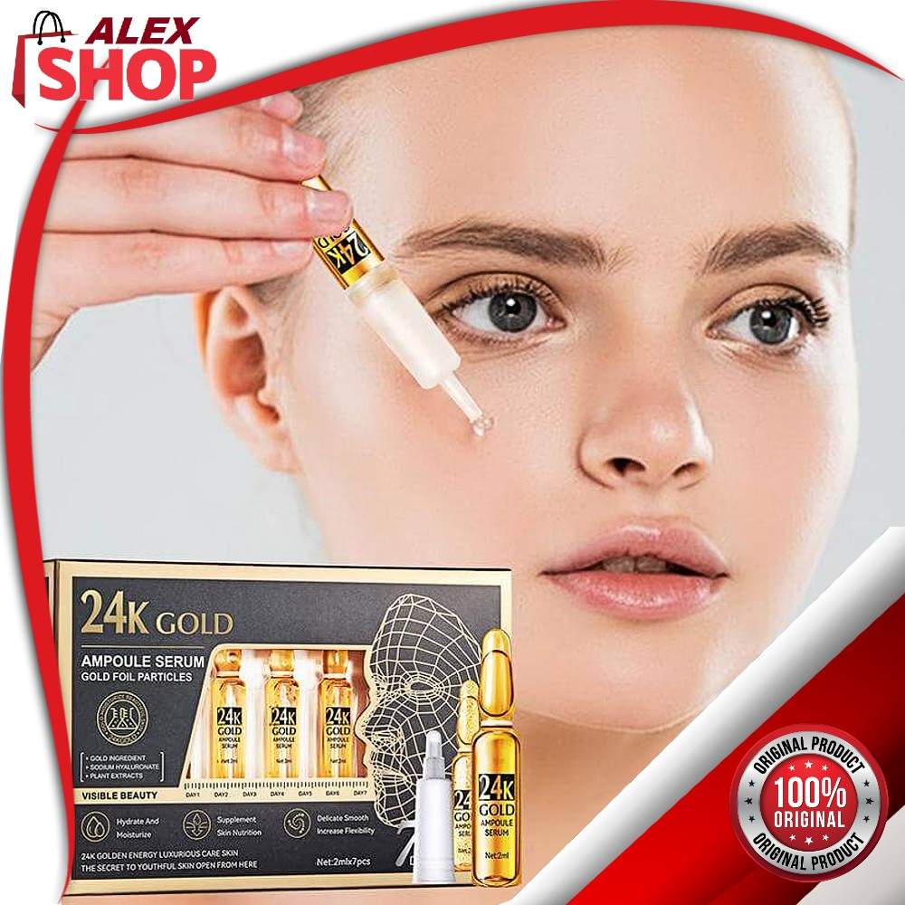 Serum od 24-karatnog zlata za zatezanje lica Serum od 24-karatnog zlata za zatezanje lica