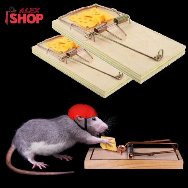 Drvene mišolovke za unutrašnju i spoljašnju upotrebu 2komada