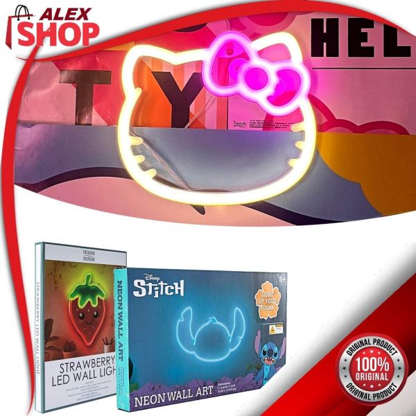 Dekorativne neonske lampe za dečije sobe i zabave