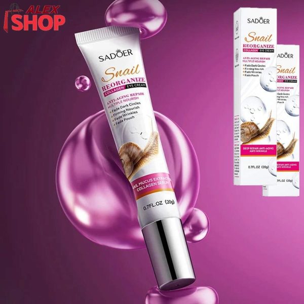 Snail krema za oči sa puževim kolagenom protiv bora i podočnjaka