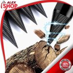 Moćna burgija za cepanje drva u akciji