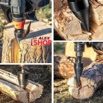 Metalna burgija za drvo sa spiralnim dizajnom