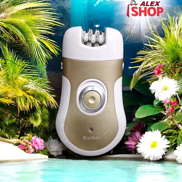 epilator u upotrebi prilikom uklanjanja dlačica sa noge