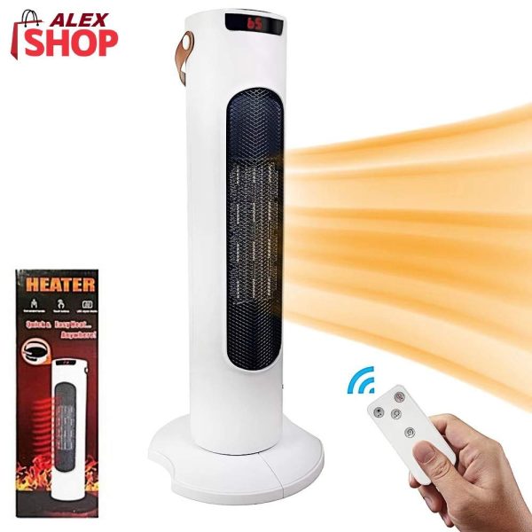 Električna keramička grejalica sa daljinskim upravljačem – AC dizajn