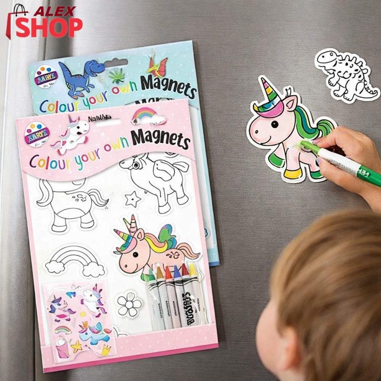 Magneti za bojenje – kreativni set za decu (10 kom) | Alex Online Shop