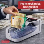 Mini brojač para sa prikazom brojanja novčanica