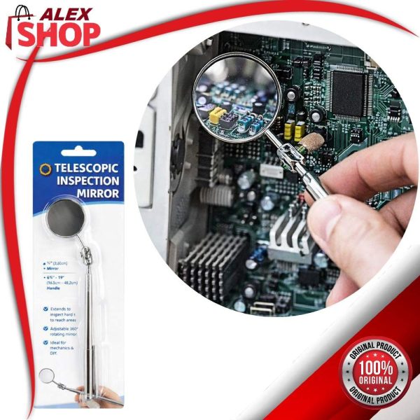 Teleskopsko inspekcijsko ogledalo za pregled elektronike i teško dostupnih mesta