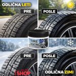 pasta za gume pre i posle efekat leto zima