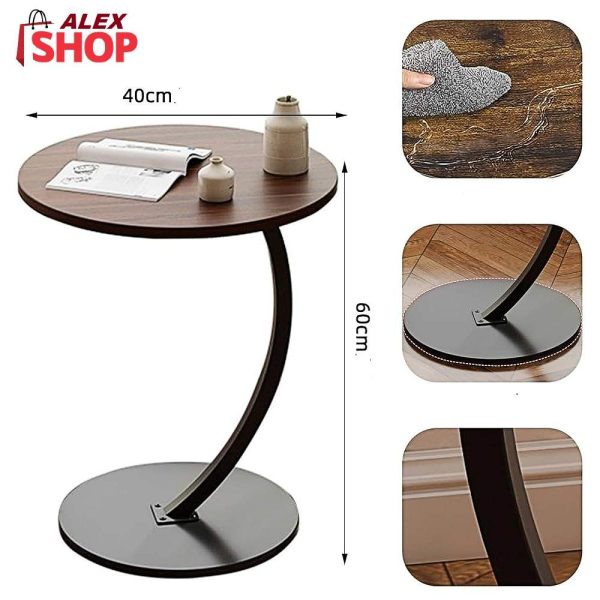 Moderan C stočić sa prikazanim dimenzijama, stabilnom bazom i vodootpornom površinom