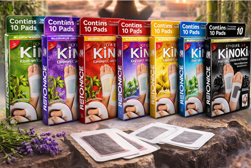 kinoki detox flasteri za stopala kolekcija razlicite vrste kinoki flastera