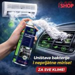 Sprej za dubinsko čišćenje klima uređaja u automobilu – uklanjanje bakterija i mirisa