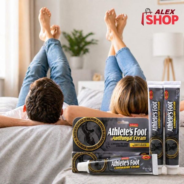 zdrava stopala bez gljivica nakon korišćenja kreme