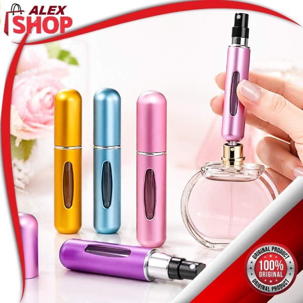 Prenosivi dozer za parfem 5ml u više boja sa punjenjem iz bočice parfema