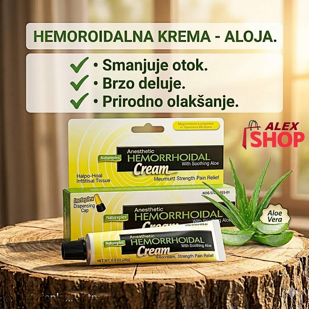Krema za hemoroide sa aloe verom  umirujua nega i olakanje