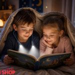 lampa za vrat za decu i čitanje bajki u mraku