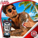Krema za tetovaže Tattoo nanosi se na tetoviranu kožu na plaži