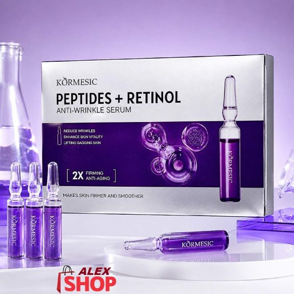 Peptides + Retinol serum u ampulama originalno pakovanje i ampule