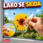 Samolepljiva zamka za leteće insekte lako se skida sa prozora