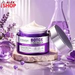 Otvorena Noćna Botox Collagen krema za lice sa bogatom kremastom teksturom i kolagenom za intenzivnu noćnu negu kože.