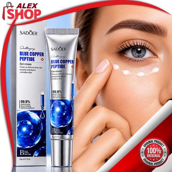 Blue Copper Peptide krema za oči protiv bora i podočnjaka